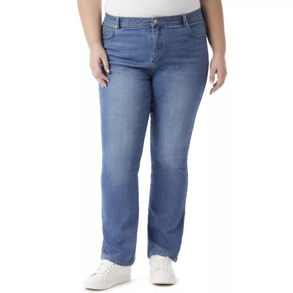 Plus Size Gloria Vanderbilt Amanda Original Boot Cut Je ... Color: Crested Butte - Picture 1 of 4